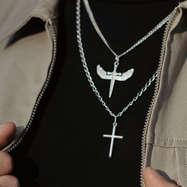 Colgante de plata Cross
